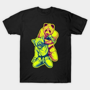 Martial Arts - Way of Life #4 - Panda vs Red Panda - jiu jitsu, bjj, judo submission T-Shirt